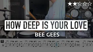 How deep Is Your Love -Bee Gees (★★☆☆☆) Old Pop Drum Cover