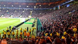 Celtic-PSG - Champions League 2017 - Celtic Park song -  You'll never walk Alone - Ambiance