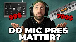 Three MIC PREAMPS compared! Can you hear the difference?