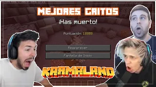 MEJORES GRITOS Y SUSTOS DE KARMALAND | perfectly cut scream KARMALAND shitpost minecraft