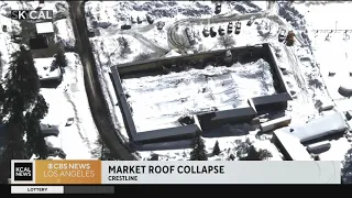 Crestline market roof collapses from snow