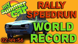 FASTEST RALLY SPEEDRUN in MY SUMMER CAR (WR)