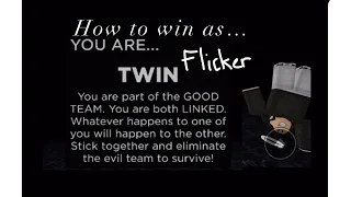 Tips to Win as as Twin (Flicker 2023) [6/11]