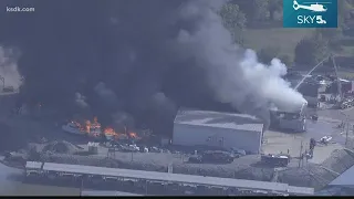 More than 100 boats destroyed during fire at St. Charles County marina