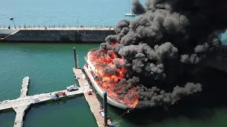 Yacht Fires Caught On Video