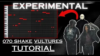 HOW TO MAKE EXPERIMENTAL BEATS FOR 070 SHAKE OR VULTURES |FL Studio 21 Tutorial