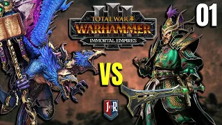 Kairos Fateweaver Vs The Jade Dragon - The Shadows of Change 4.20 - Total War: Warhammer 3