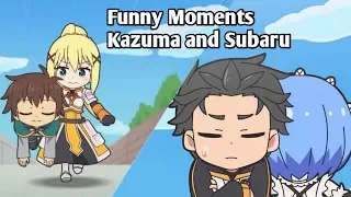 Subaru and Kazuma - Isekai Quartet [Episode 4]