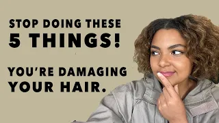 5 Ways You're Damaging Your Hair (Without Realizing It) + What To Do Instead | Hairdresser Explains