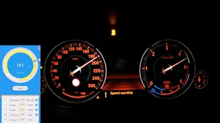 BMW X5 F15 25d 231hp acceleration w dragy