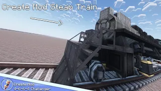 DETAILED Create Mod Steam Train | UP 4-6-6-4 Challenger | Create Mod | Minecraft | Extended Bogeys