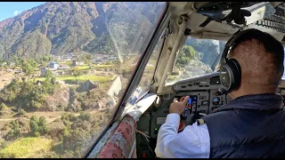 Landing at the World's Most Dangerous Tenzing-Hillary Lukla Airport (2800m) - Day 4.4