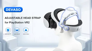 DEVASO-Adjustable Head Strap for PlayStation VR2，Reduced Pressure Lightweight PSVR2 Strap!!!!