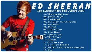 Ed Sheeran Greatest Hits Full Album NO ADS  💝- Top 30 Best Songs of Ed Sheeran Playlist 2022 💝