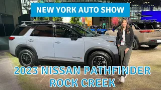 How family friendly is 2023 Nissan Pathfinder Rock Creek? | NY AUTO SHOW