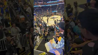 Steph Curry MAKES a FULL COURT Shot From the TUNNEL! 😱