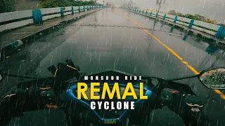 Epic Monsoon Ride in Remal Cyclone | GoPro Bike