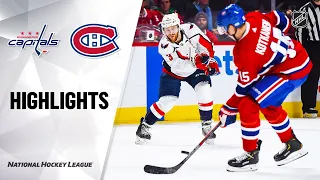 NHL Highlights | Capitals @ Canadiens 1/27/20