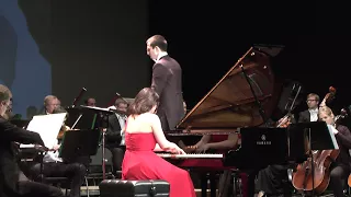 Ekaterina Mechetina plays Rachmaninoff"s Piano Concerto No.2 (1 mov.)