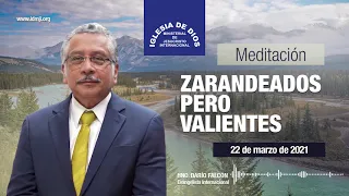 Meditación: Zarandeados pero valientes, 22 de marzo de 2021, Hno. Darío Falcón, IDMJI