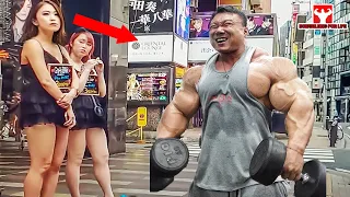 He is The BIGGEST Chinese Bodybuilder in the World - Guosheng Yuan