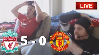 🔴MAN UNITED V LIVERPOOL🔴 (LIVE REACTION) "LIVERPOOL EMBARRASS UNITED"