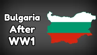 Bulgaria after World war 1. Bulgaria's  versailles -treaty of neuilly-sur-seine.History of ww1