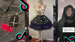 DIY Mall Goth Alt style tiktok compilation PART7 #altdiy #mallgoth