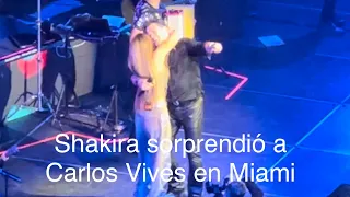 Shakira sorpresa Carlos Vives - VIDEO COMPLETO