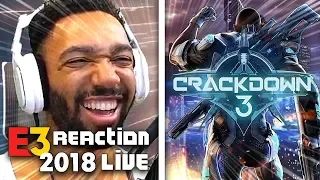 CRACKDOWN 3 LIVE REACTION! - XBOX [E3 2018] | runJDrun