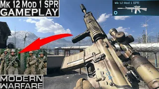 Modern Warfare Mk 12 Mod 1 SPR (M4A1) from "Lone Survivor" Gameplay