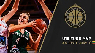 Juste Jocyte Women's EUROBASKET 2022 MVP Spain vs Lithuania FIBA U18 European Champ Final Highlights