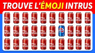 Trouve l'intrus ÉMOJI...! Spécial Nourriture 🍔🍟🍦 | 40 niveaux FACILE à IMPOSSIBLE