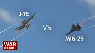 War Thunder - J-7E vs. MiG-29