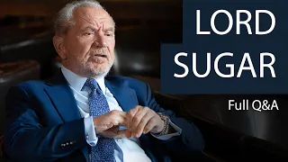 Lord Alan Sugar | Full Q&A at The Oxford Union