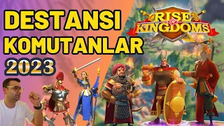 BAŞLANGIÇ SEVİYESİ DESTANSI KOMUTANLAR 2023 | Rise Of Kingdoms