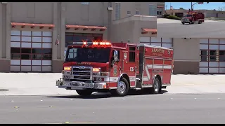 Anaheim Fire & Rescue Engine & Ambulance 6 Responding