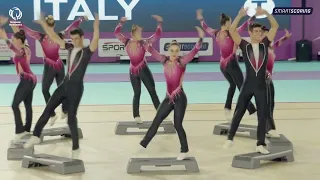 Italy - 2023 Aerobics European silver medallists, Aerobic Step