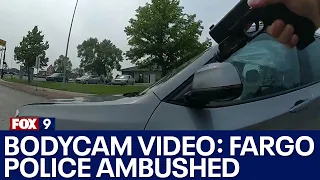Bodycam video: Fargo officer shoots gunman who ambushed police