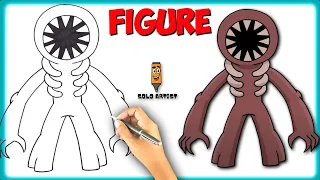 Roblox Doors 🚪 How To Draw the Figure | Simple & Easy