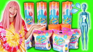 🌈 BARBIE COLOR REVEAL 💦 SERIA 3 🎉 BARBIE, CHELSEA I SASZETKI NIESPODZIANKI ZE ZWIERZAKAMI🐱