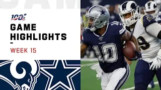 Rams vs. Cowboys Week 15 Highlights | NFL 2019