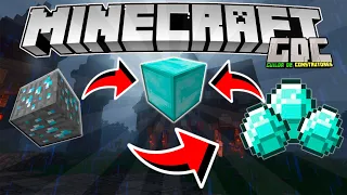 EU SÓ CONSIGO PENSAR EM DIAMANTES NO MINECRAFT 1.18 - Guilda de construtores #20