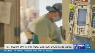 Southeast Texas doctors seeing post-holiday COVID-19 surge in cases