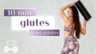 10 MIN PILATES REFORMER AT HOME » glutes + hamstrings workout » foam roller