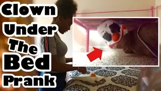 ClOWN UNDER THE BED PRANK ON LITTLE SISTER **hilarious*** | VLOGTOBER DAY 2