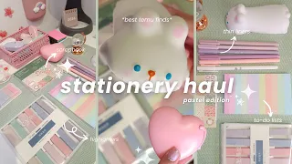 pastel stationery haul 🌸 Temu gems 💎 aesthetic highlighters, kawaii pens, school supplies and more