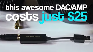 The best $25 DAC/AMP for 250 ohm headphones