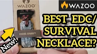 Viking SPARK Whetstone Necklace by Wazoo | Overview & Demo! | Make Fire 🔥 & Sharpen 🔪