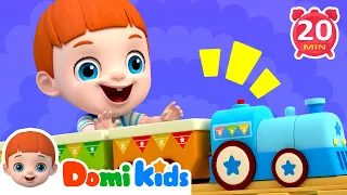 Train Song 🚂 Vroom + More Compilation | Best Nursery Rhymes for Kids | Car Songs | Domikids